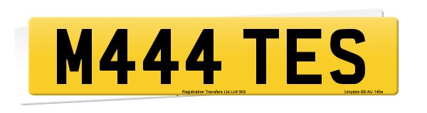 Registration number M444 TES